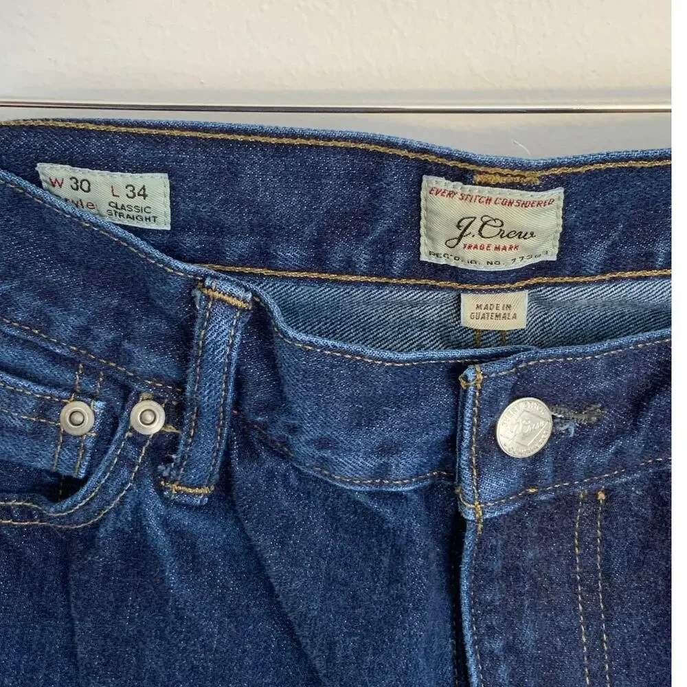 J. Crew Classic Straight Jeans size‎ 30 x 31